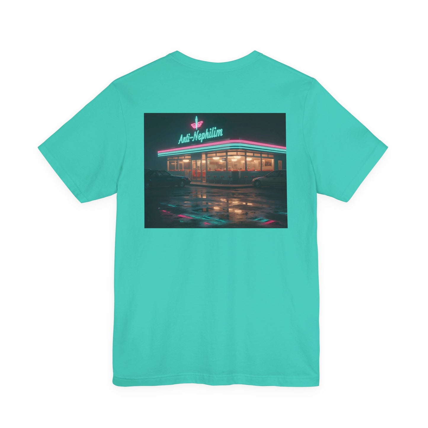 Retro diner anti nephilim t-shirt (unisex), Kirk Ave. Apparel