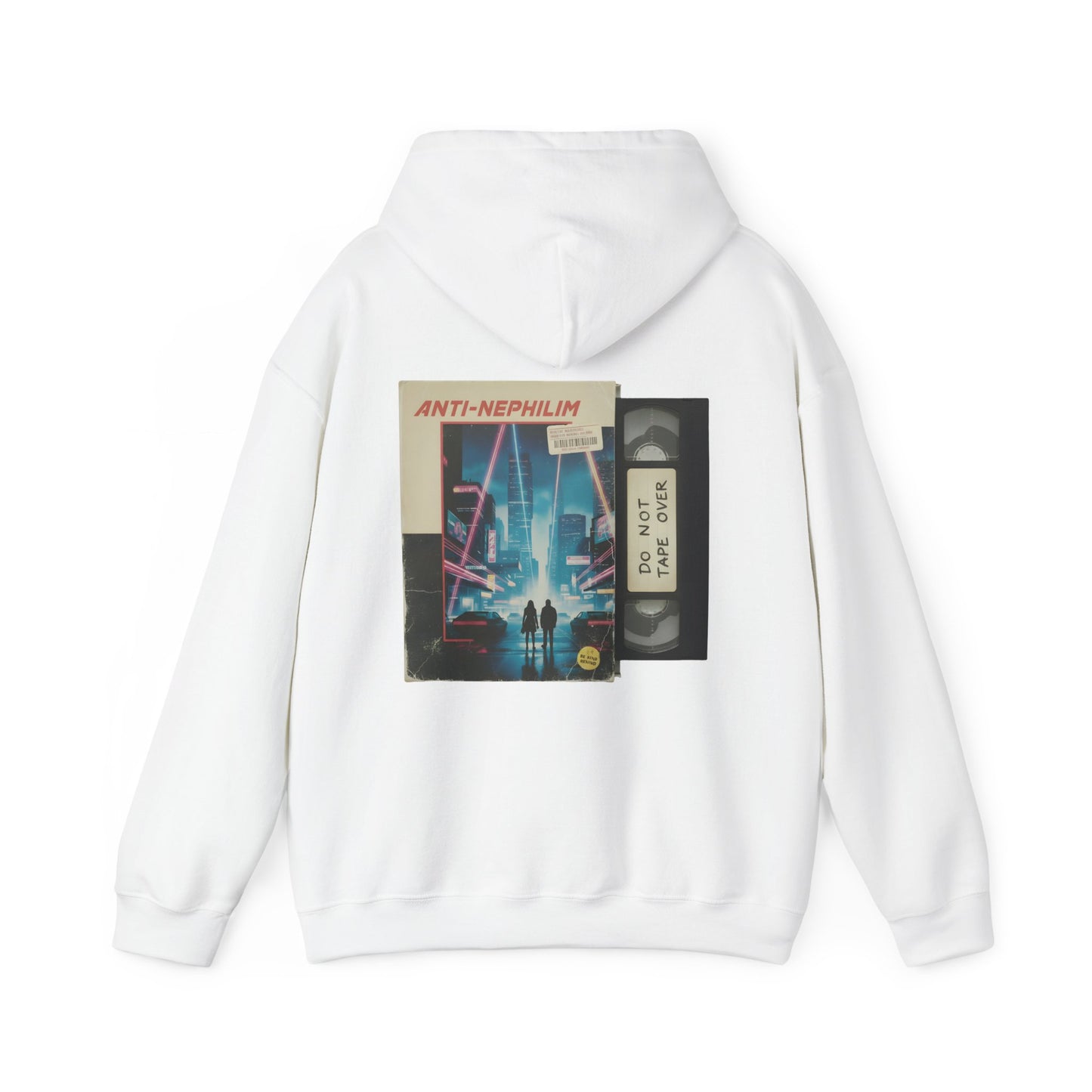 Retro vhs sci-fi anti nephilim hoodie (unisex), Kirk Ave. Apparel