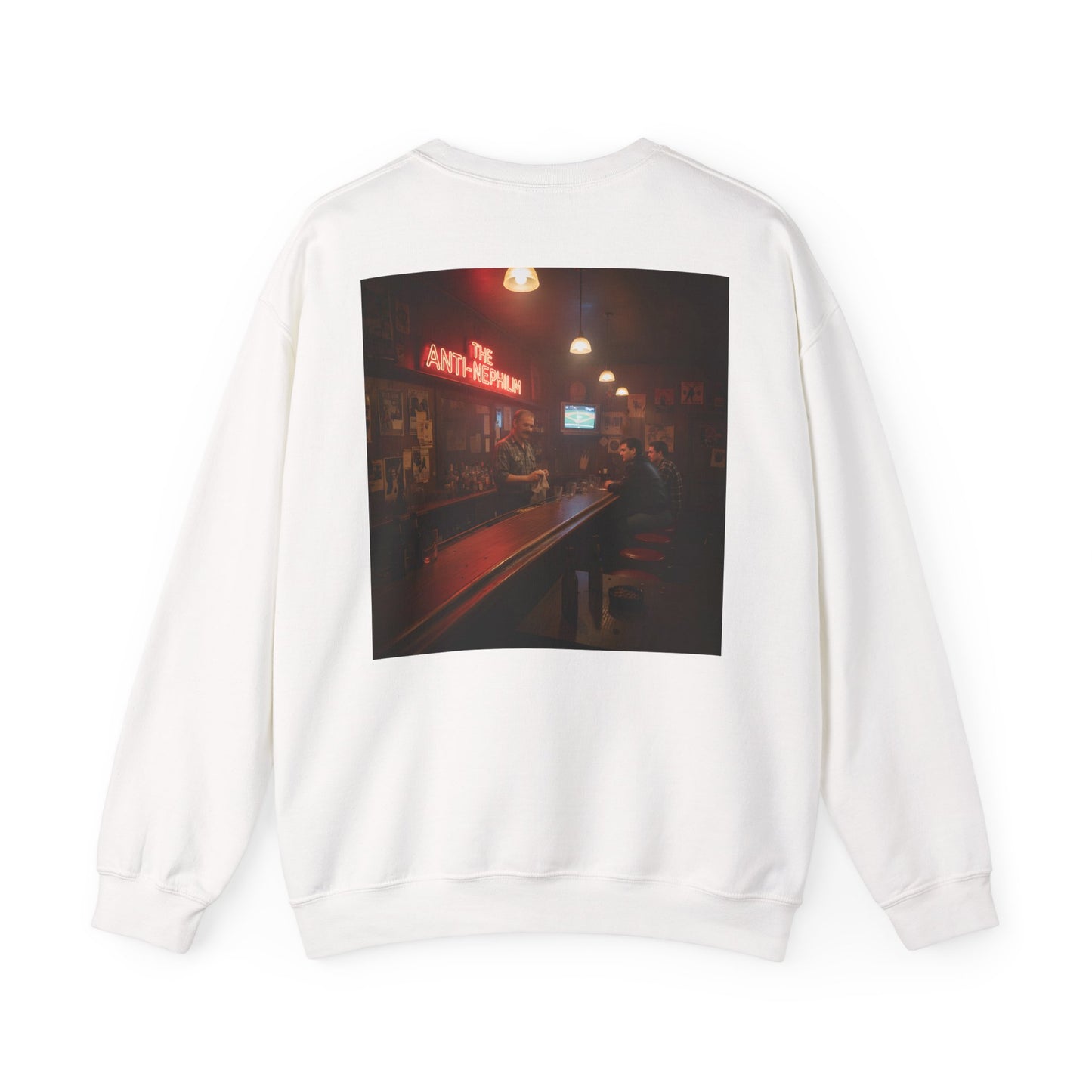 Retro neon dive bar anti nephilim sweatshirt (unisex), Kirk Ave. Apparel