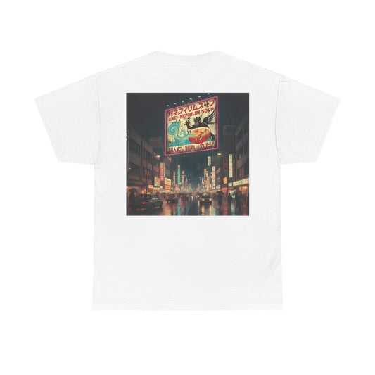 Retro neon anti nephilim soup t shirt (unisex), Kirk Ave. Apparel