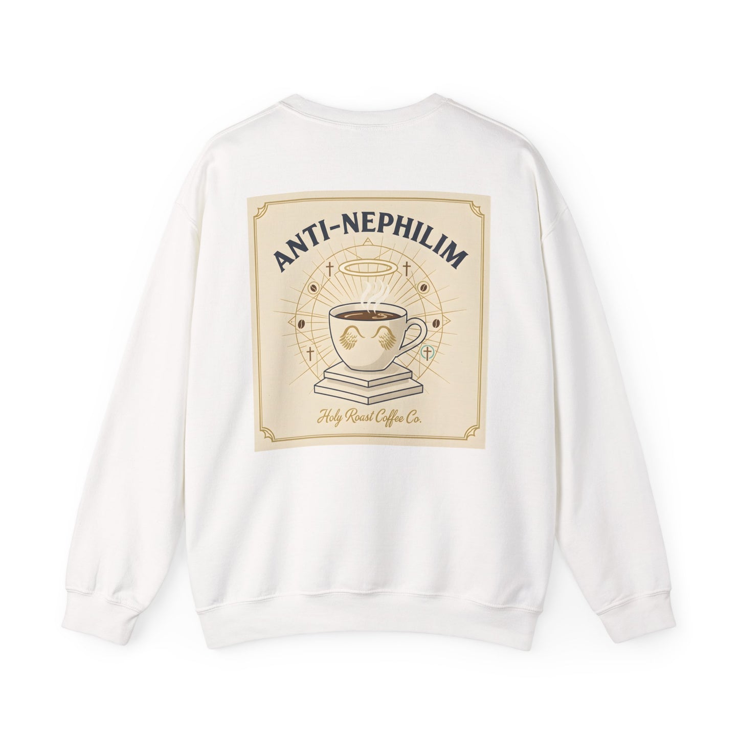 Retro coffee anti-nephilim sweatshirt (unisex), Kirk Ave. Apparel