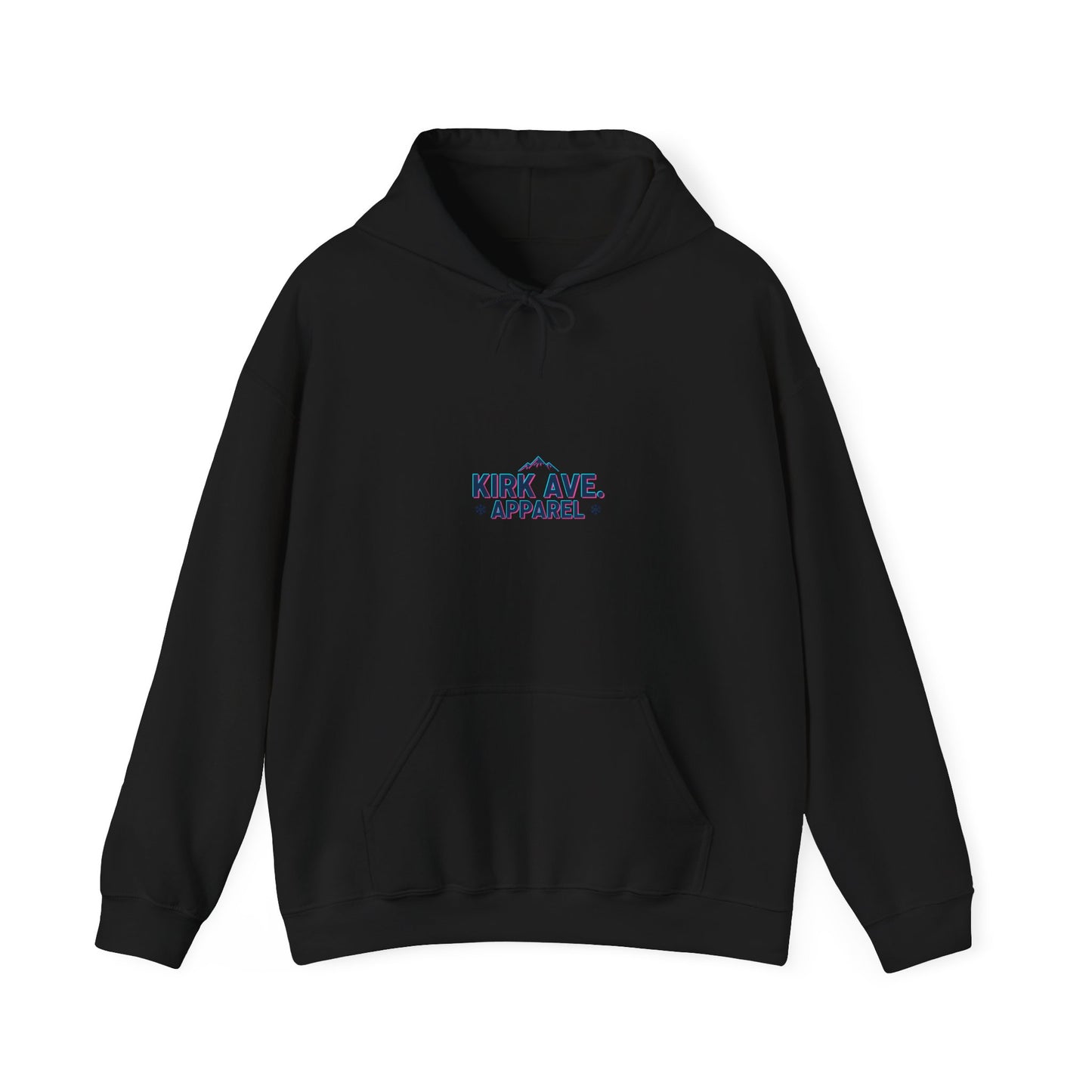 Retro ski shop anti nephilim hoodie (unisex), Kirk Ave. Apparel