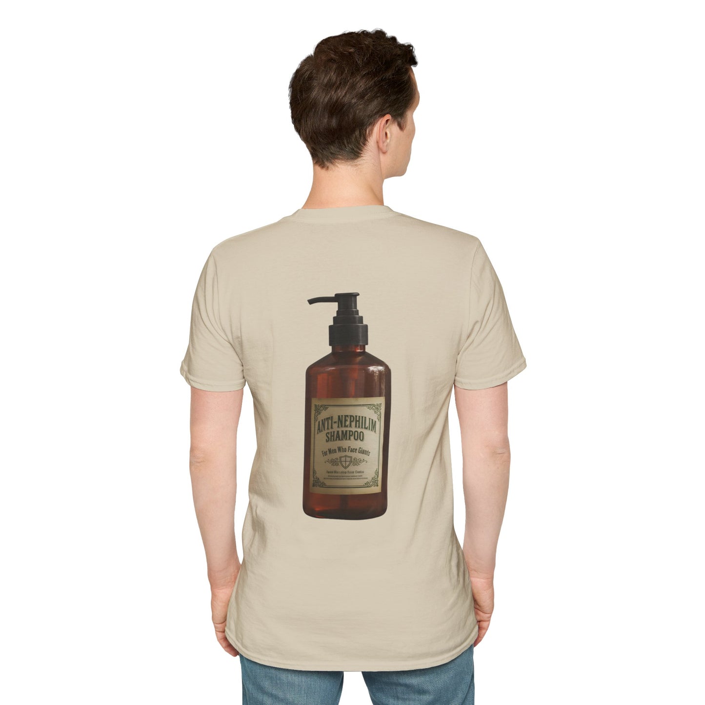 Anti nephilim shampoo t shirt (unisex), Kirk Ave. Apparel
