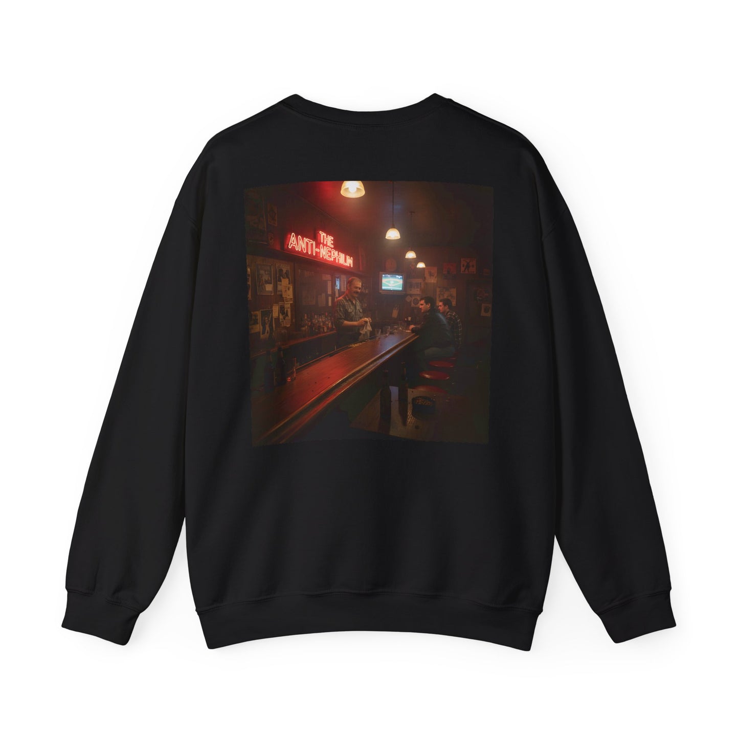 Retro neon dive bar anti nephilim sweatshirt (unisex), Kirk Ave. Apparel