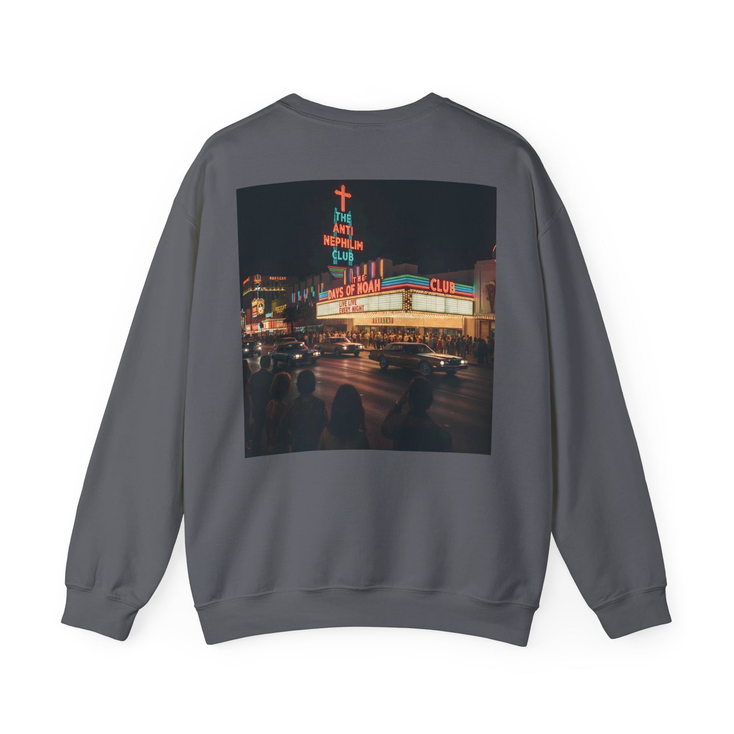 Vintage casino anti nephilim sweatshirt (unisex), Kirk Ave. Apparel