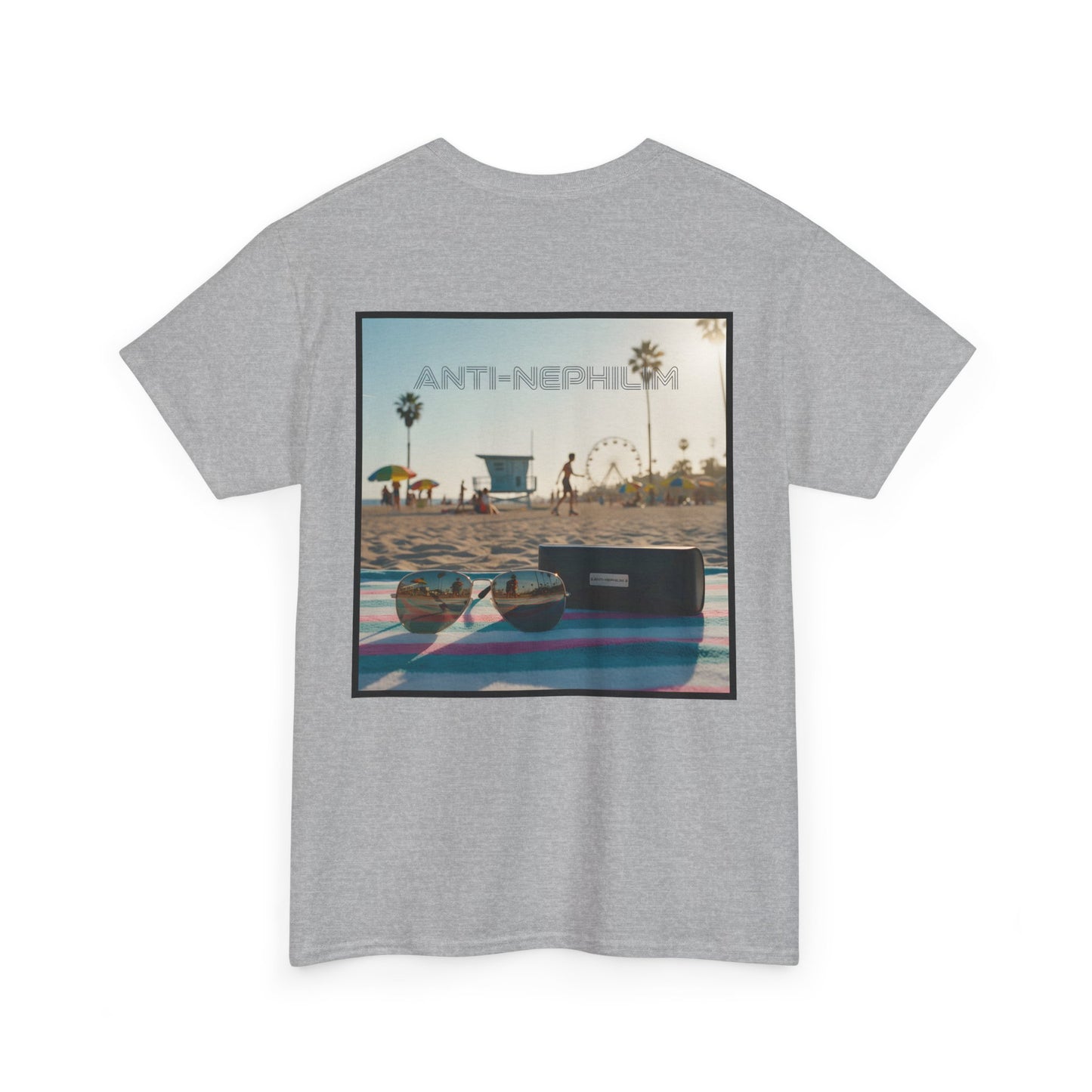 Beach shades anti nephilim t shirt, Kirk Ave. Apparel
