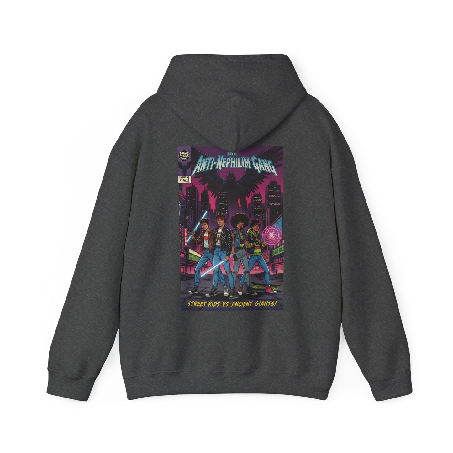 Retro comic anti nephilim hoodie (unisex), Kirk Ave. Apparel