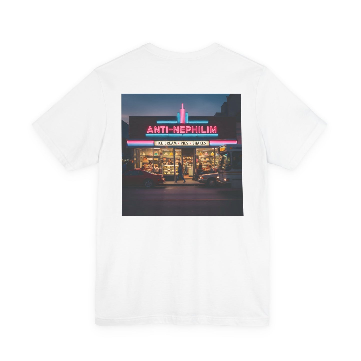 Retro dessert diner anti nephilim t-shirt (unisex), Kirk Ave. Apparel