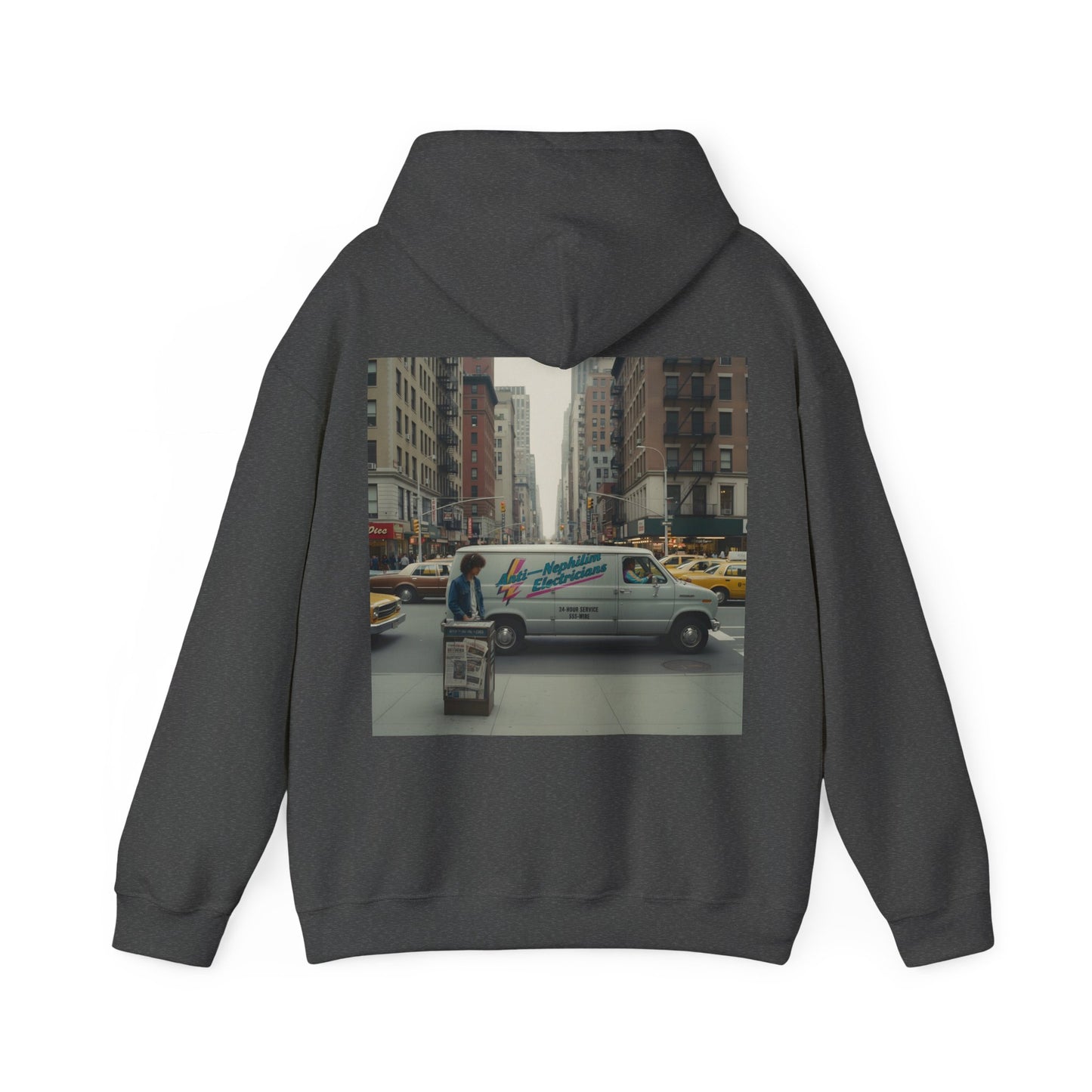 Vintage NYC anti nephilim hoodie (unisex), Kirk Ave. Apparel