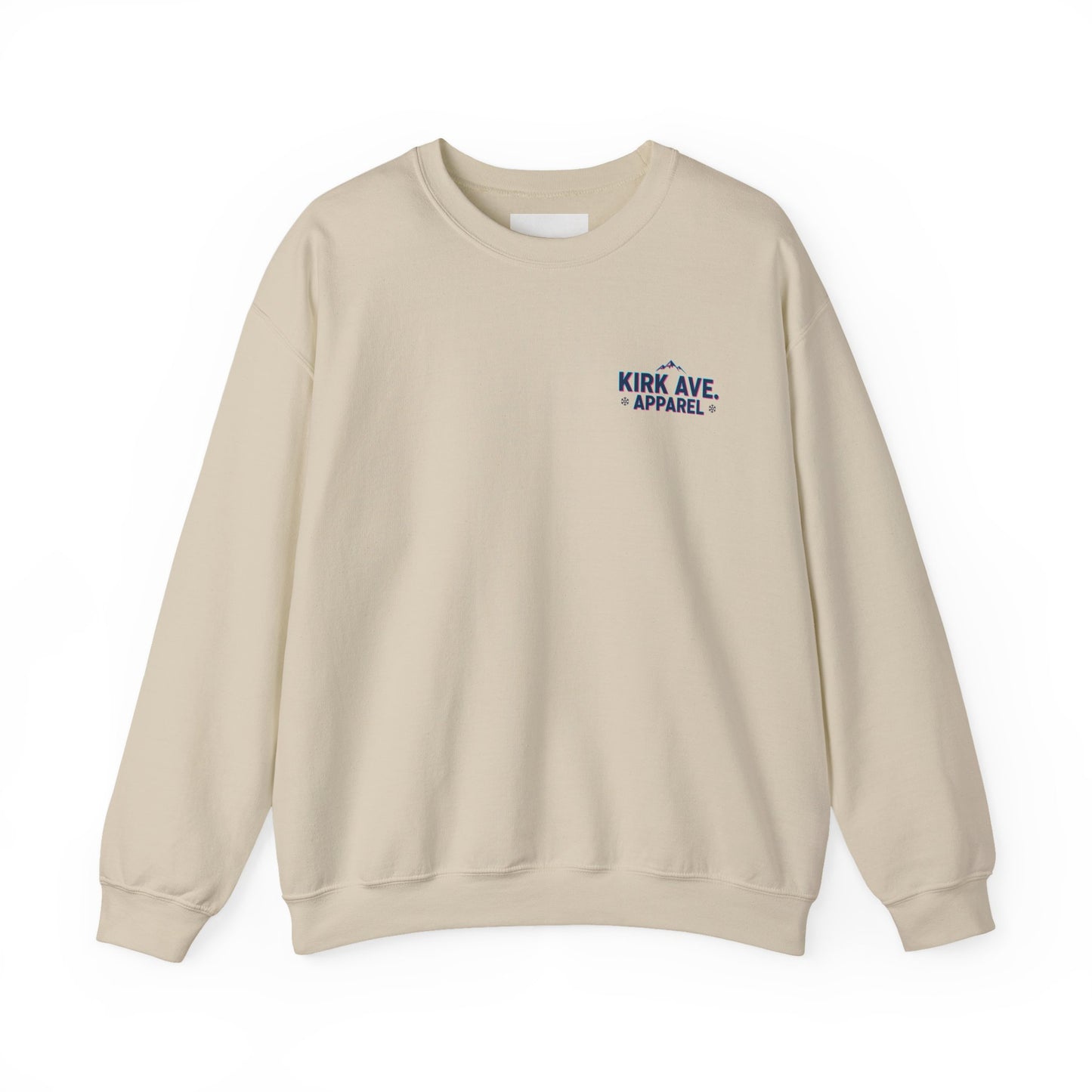 Retro ski shop anti nephilim sweatshirt (unisex), Kirk Ave. Apparel