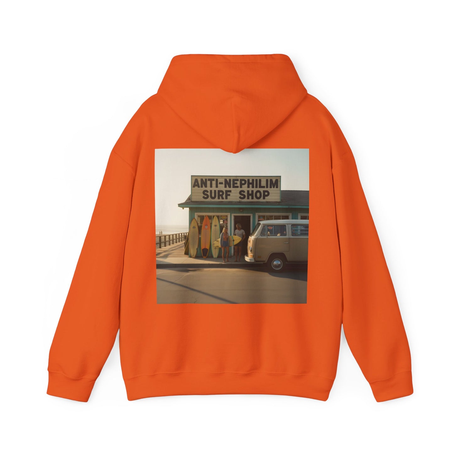 Retro surf anti nephilim hoodie (unisex), Kirk Ave. Apparel