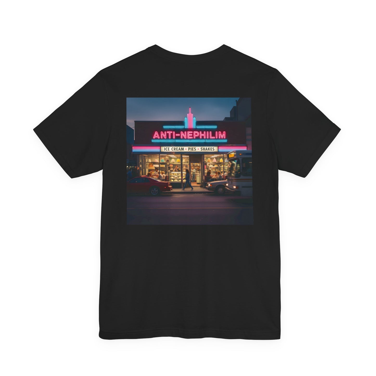 Retro dessert diner anti nephilim t-shirt (unisex), Kirk Ave. Apparel