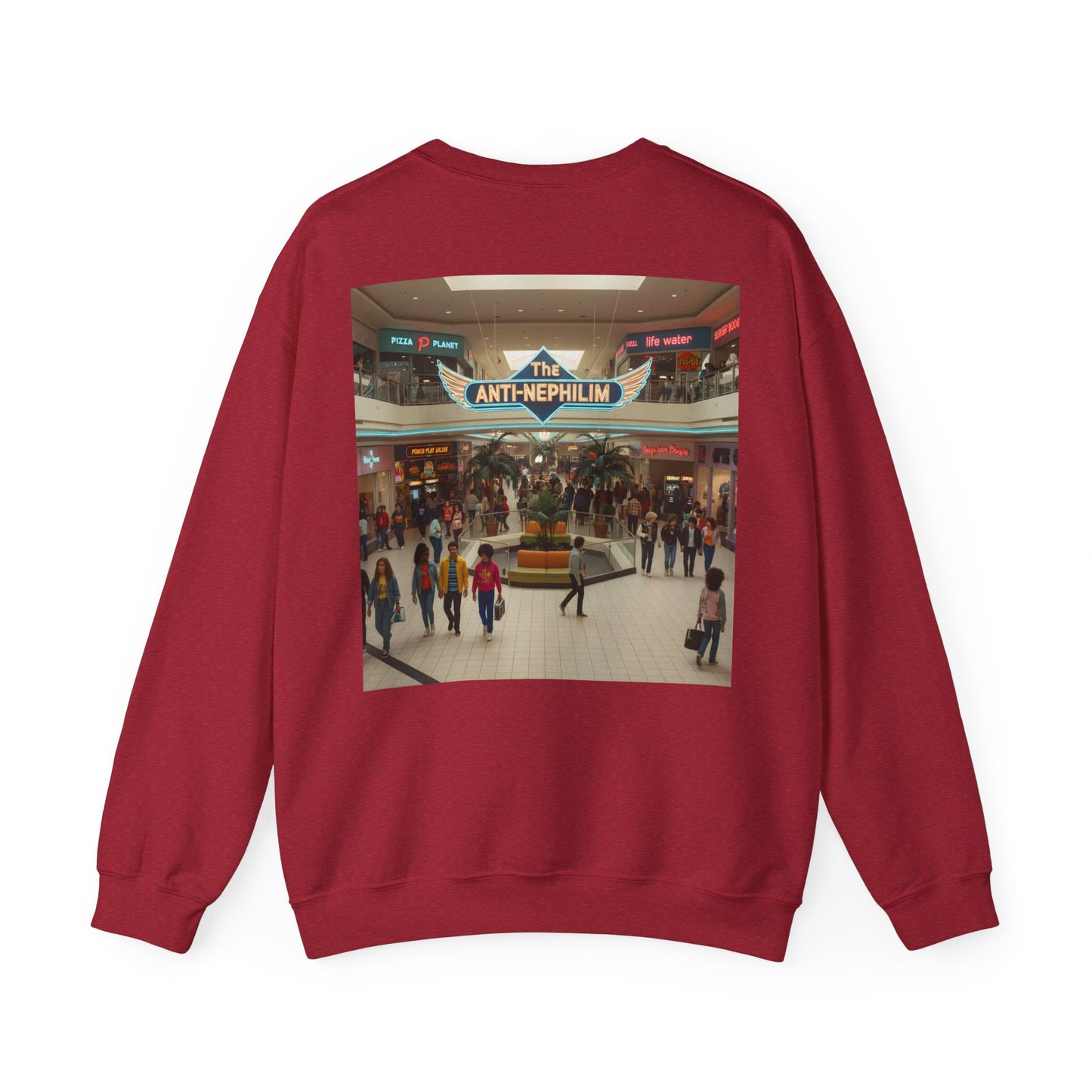 Retro mall anti nephilim sweatshirt (unisex), Kirk Ave. Apparel
