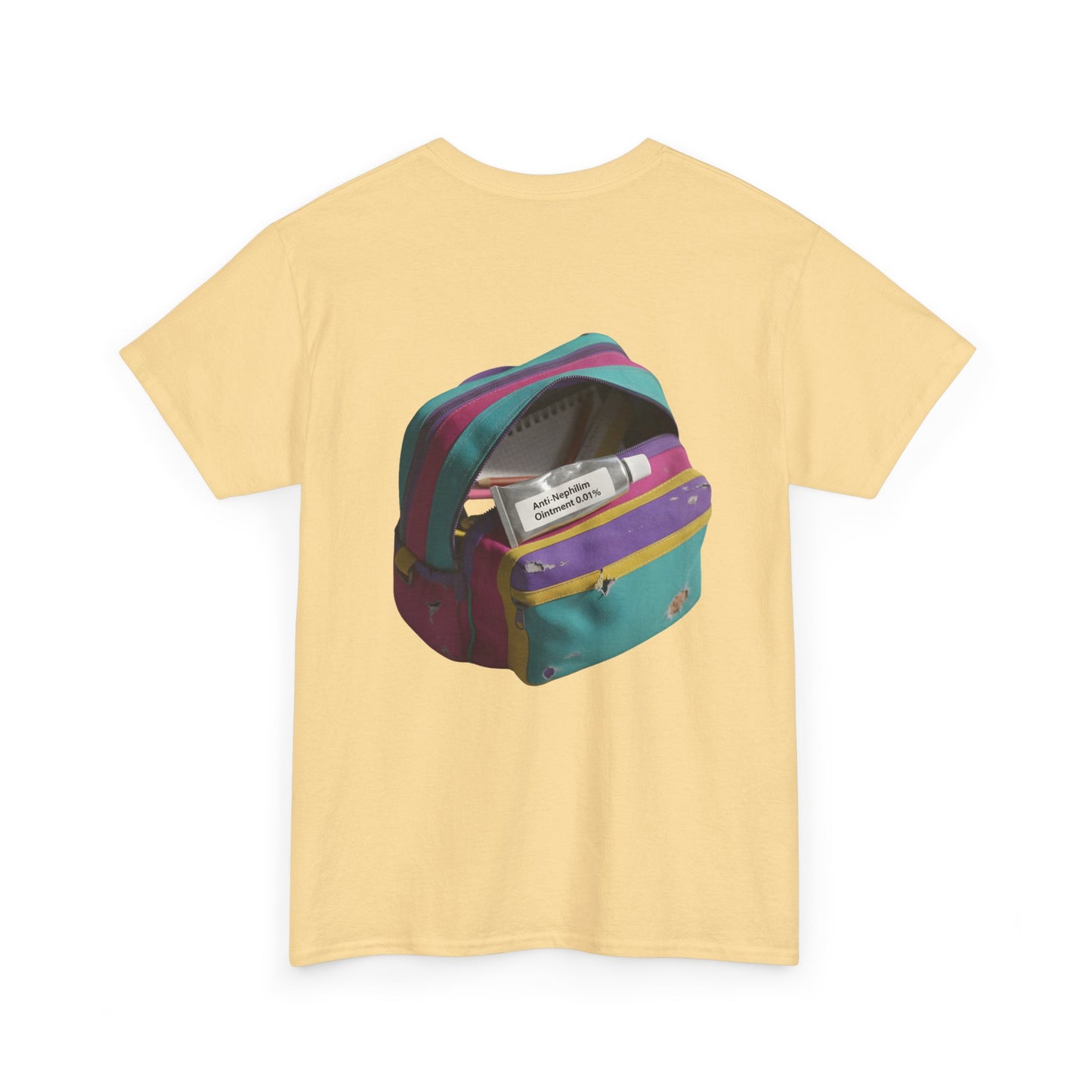 90s schoolbag anti nephilim t shirt (unisex), Kirk Ave. Apparel
