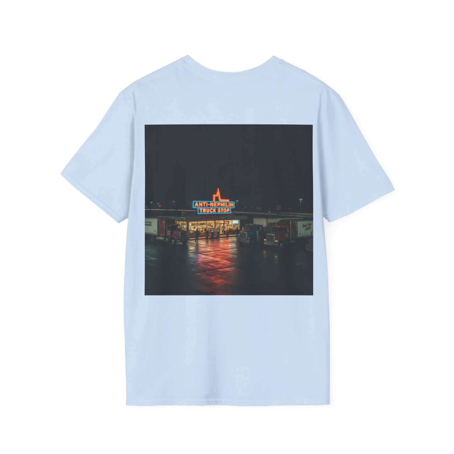 Retro truck stop anti nephilim t shirt (unisex), Kirk Ave. Apparel