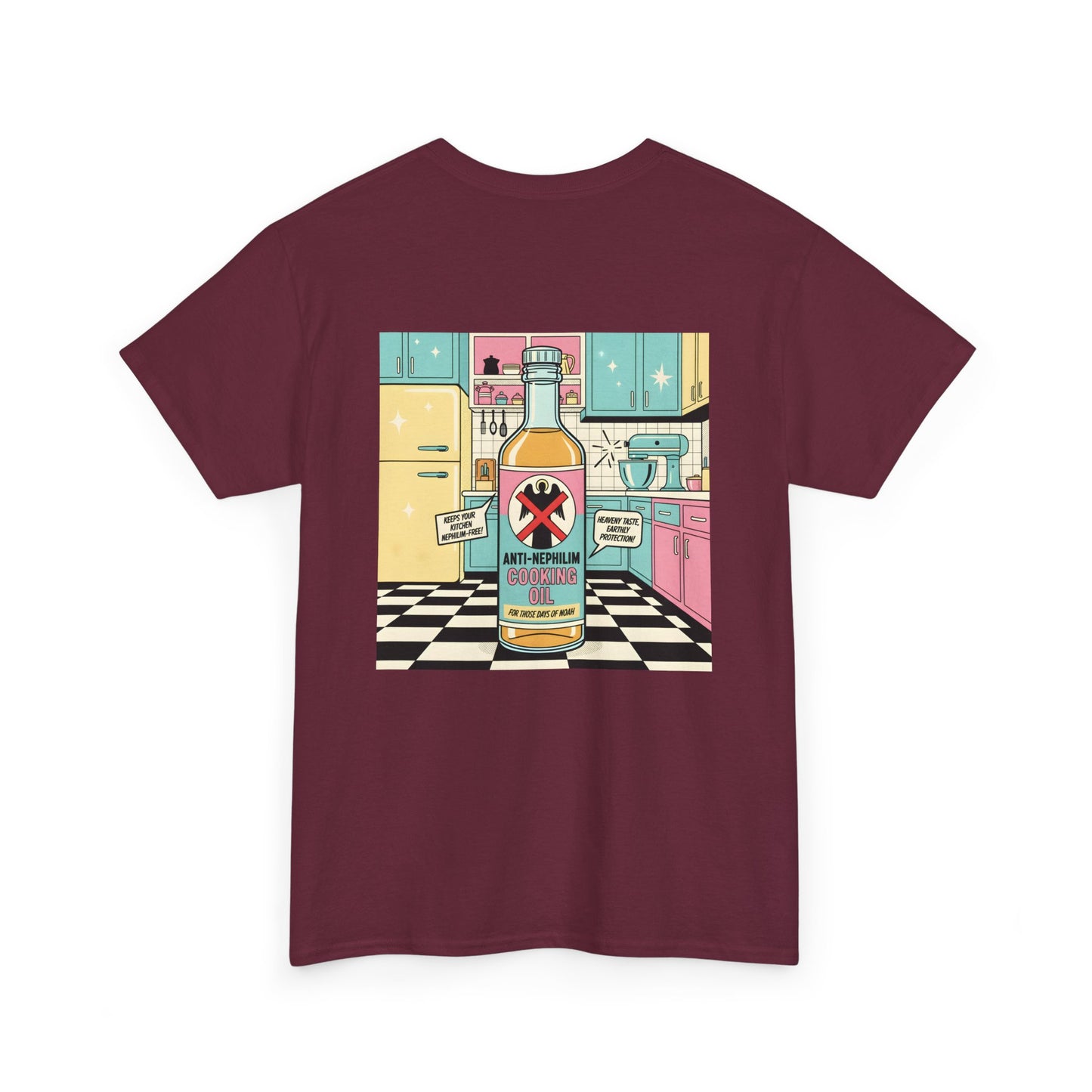 Retro kitchen anti nephilim t shirt (unisex), Kirk Ave. Apparel