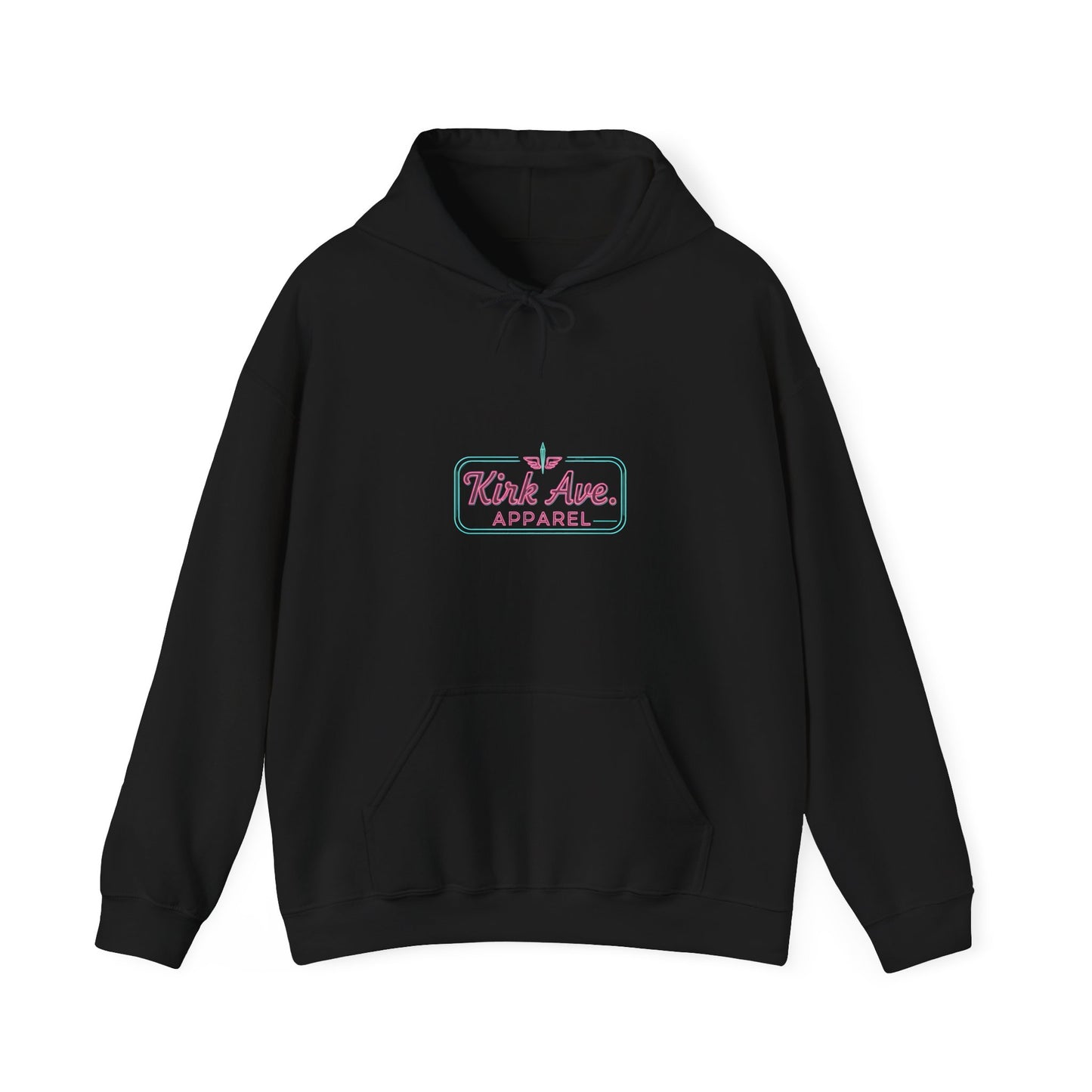 Retro neon burger joint anti nephilim hoodie (unisex), Kirk Ave. Apparel