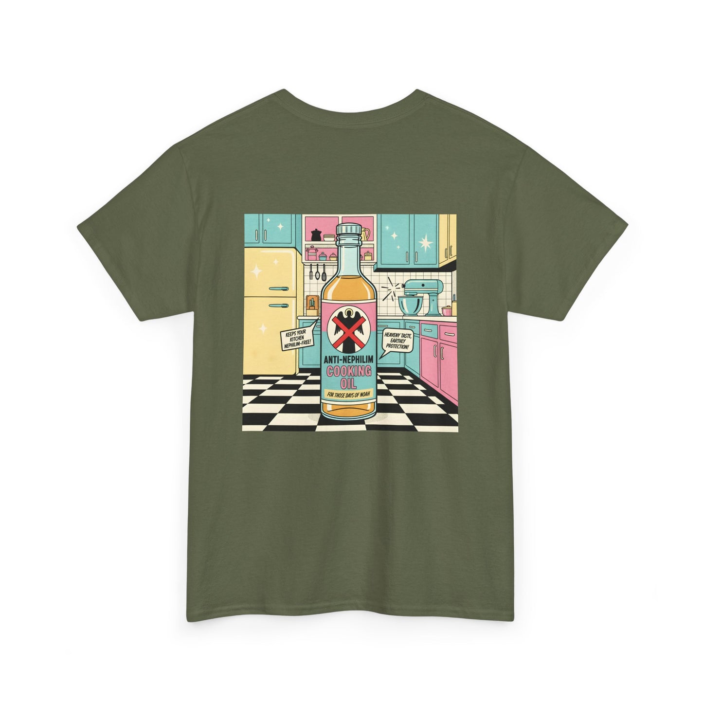 Retro kitchen anti nephilim t shirt (unisex), Kirk Ave. Apparel