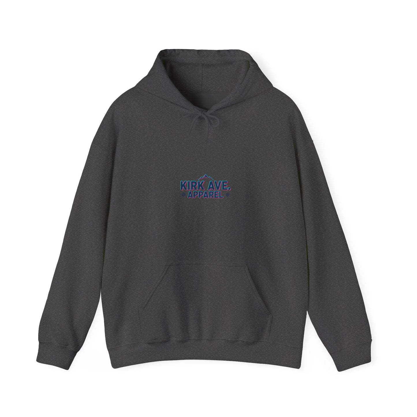 Retro ski shop anti nephilim hoodie (unisex), Kirk Ave. Apparel