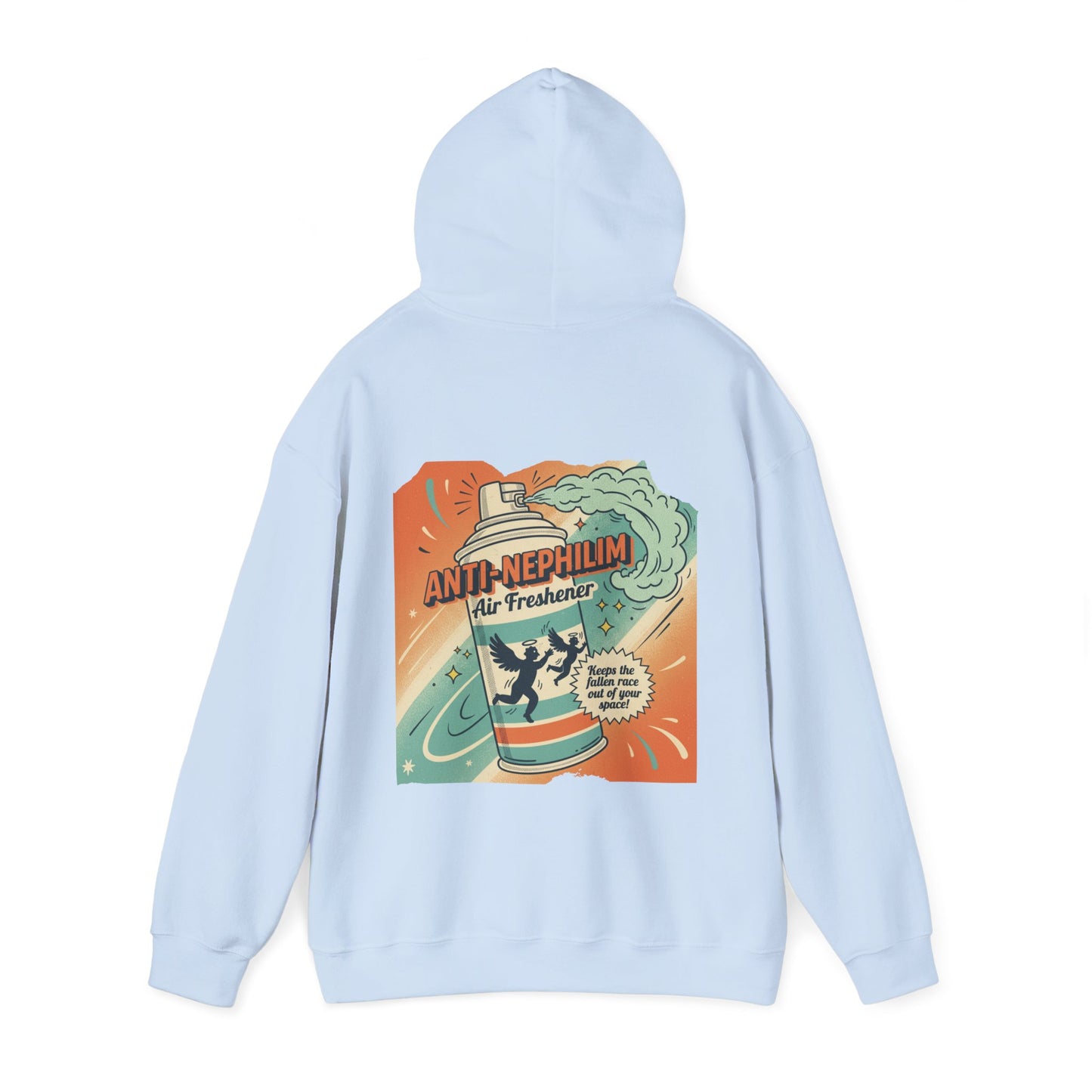 Retro anti nephilim air freshener hoodie (unisex), Kirk Ave. Apparel