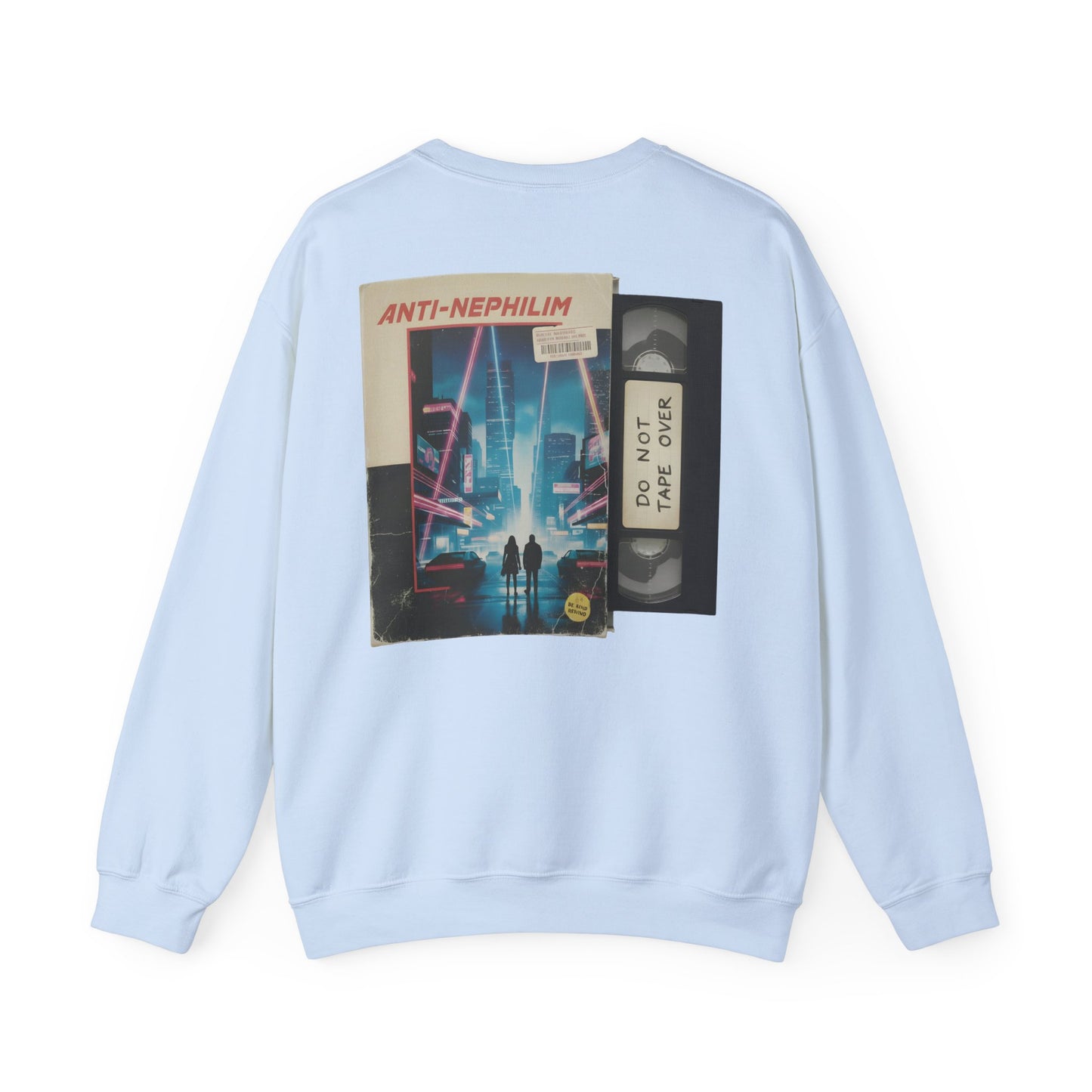 Retro vhs sci-fi anti nephilim sweatshirt (unisex), Kirk Ave. Apparel