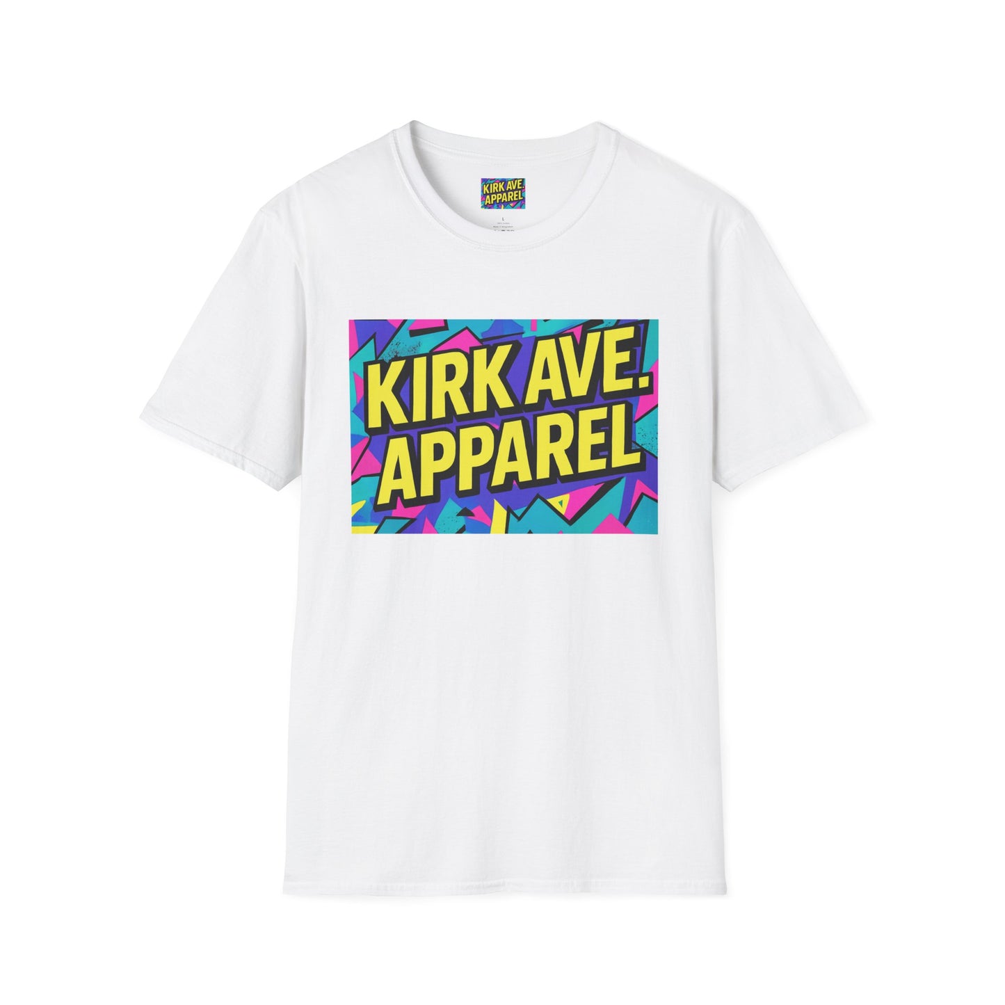 Retro Logo T‑Shirt — Kirk Ave. Apparel 90s Graphic Tee