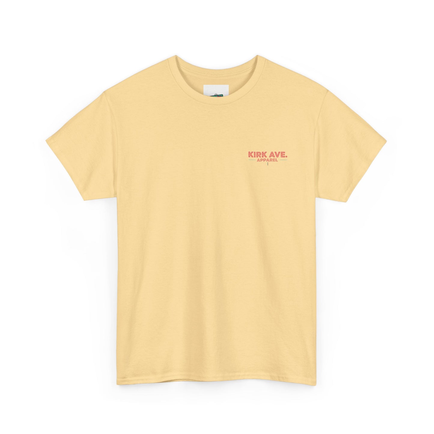 Retro neon pizza place anti nephilim t shirt (unisex), Kirk Ave. Apparel