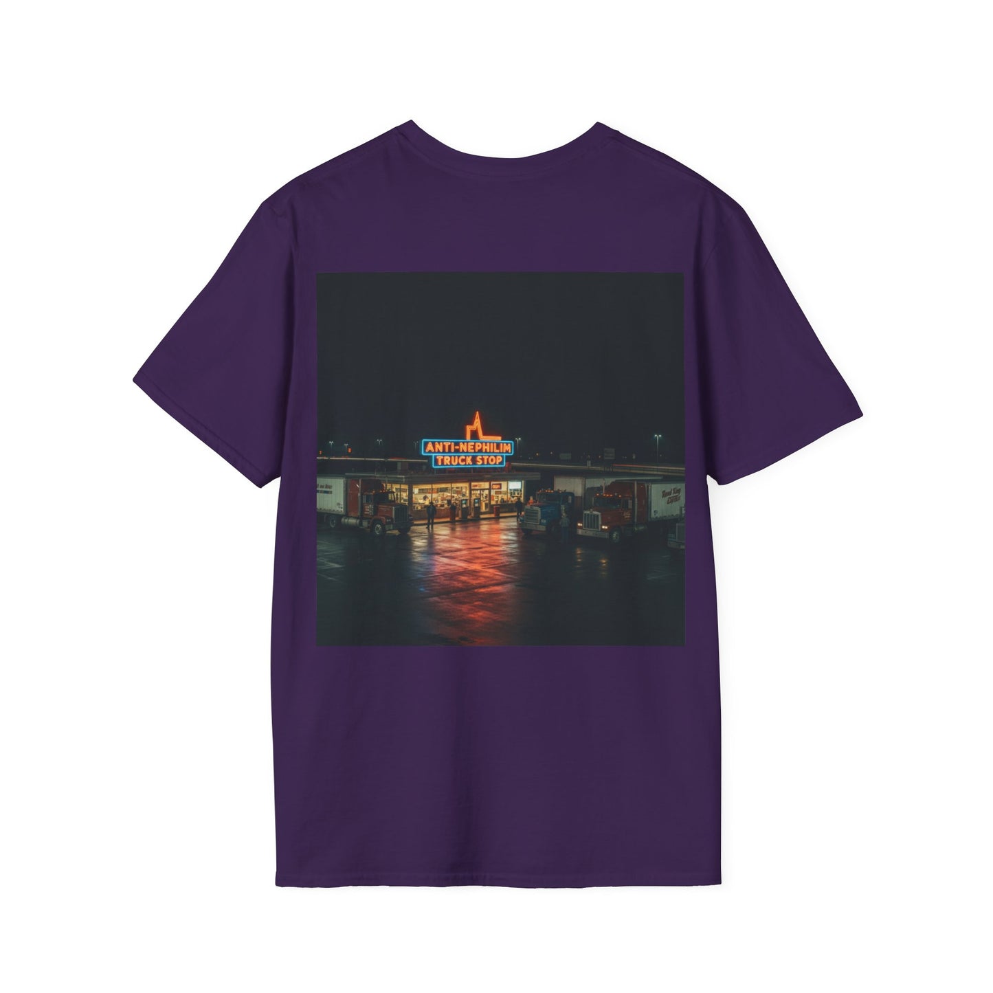 Retro truck stop anti nephilim t shirt (unisex), Kirk Ave. Apparel