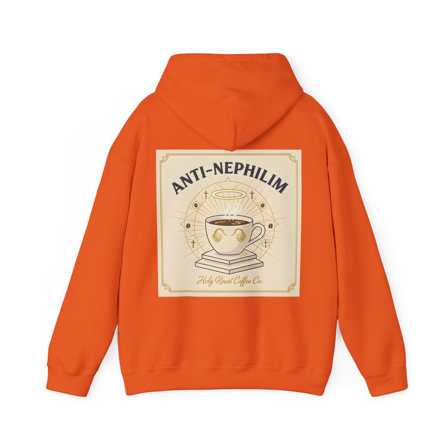 Retro coffee anti-nephilim hoodie (unisex), Kirk Ave. Apparel