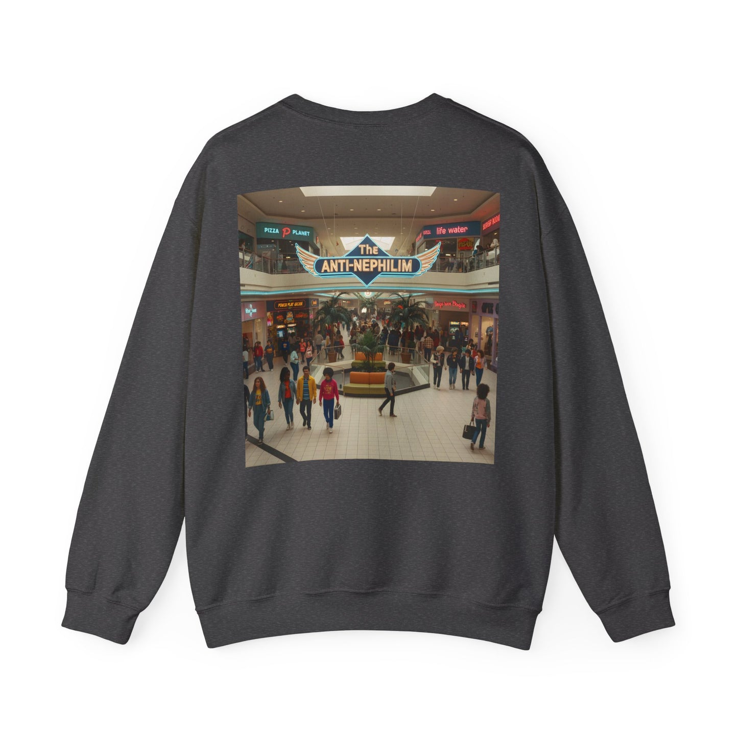 Retro mall anti nephilim sweatshirt (unisex), Kirk Ave. Apparel