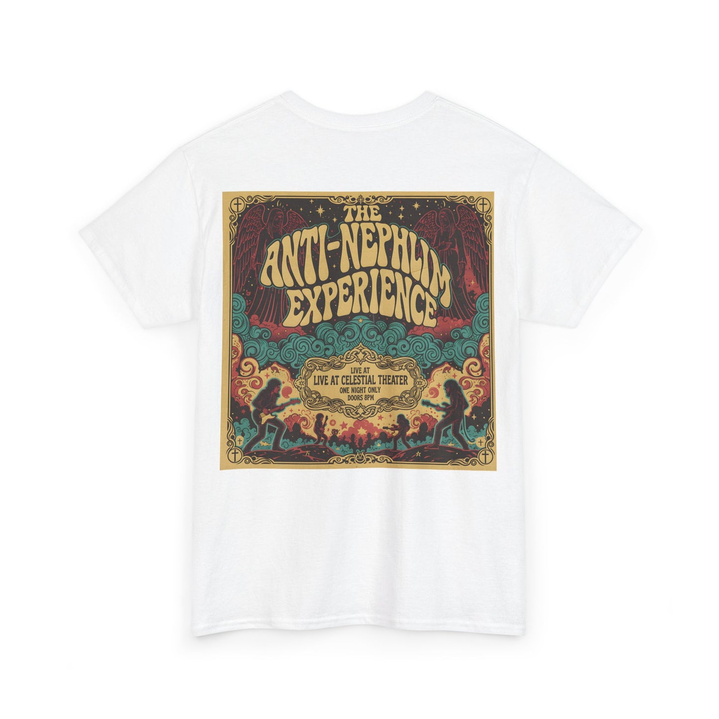 Retro concert poster anti nephilim t shirt (unisex), Kirk Ave. Apparel