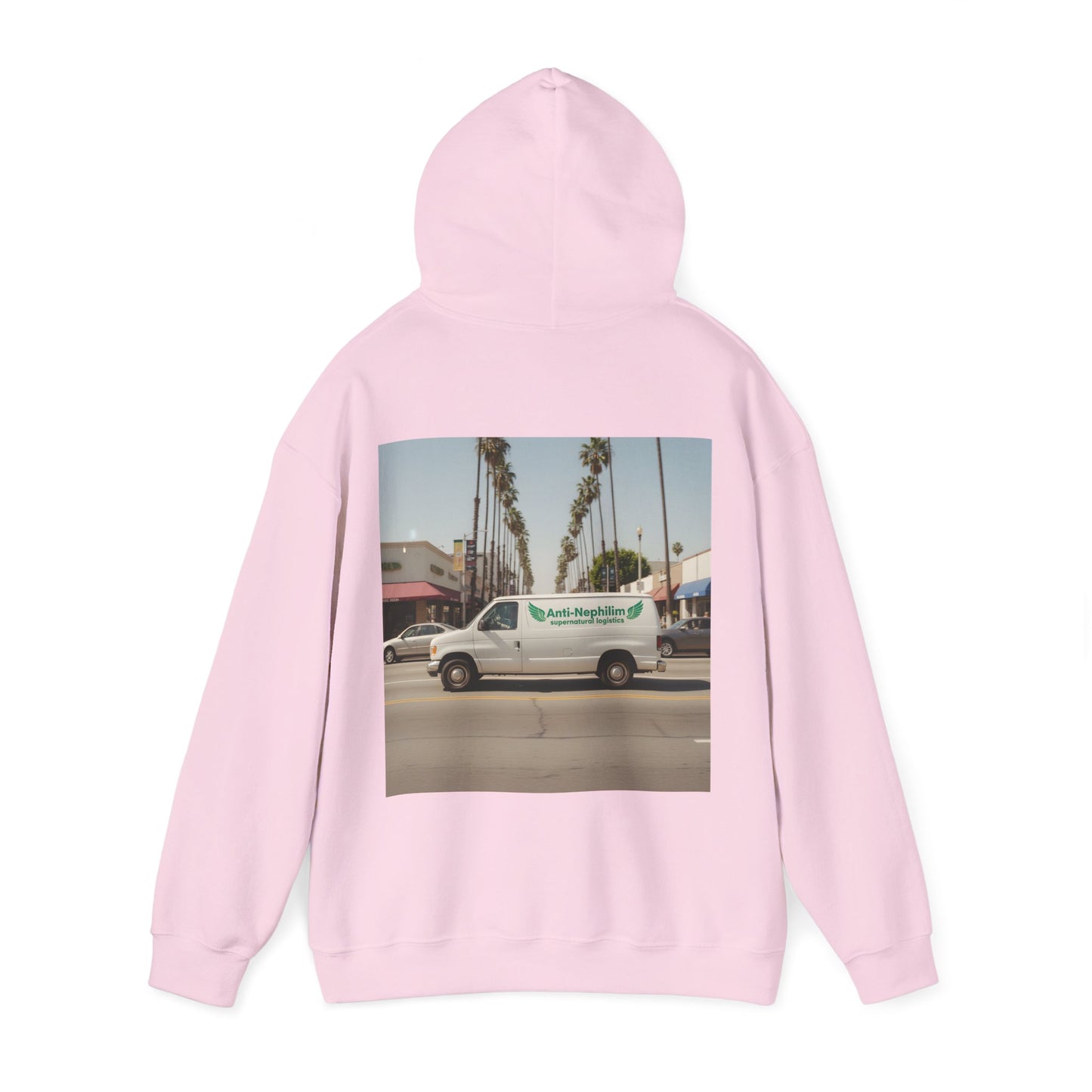 90s California Van anti-nephilim hoodie (unisex), Kirk Ave. Apparel