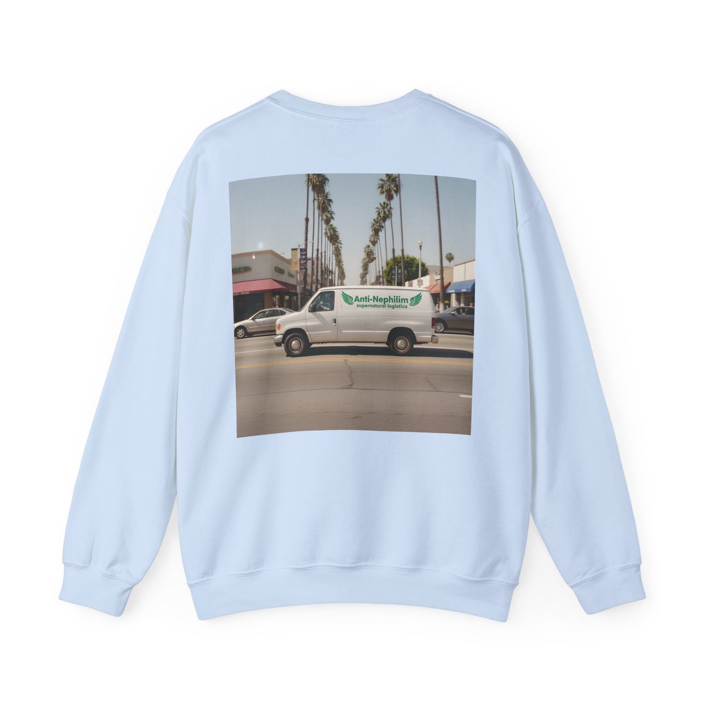 90s California Van anti-nephilim sweatshirt (unisex), Kirk Ave. Apparel