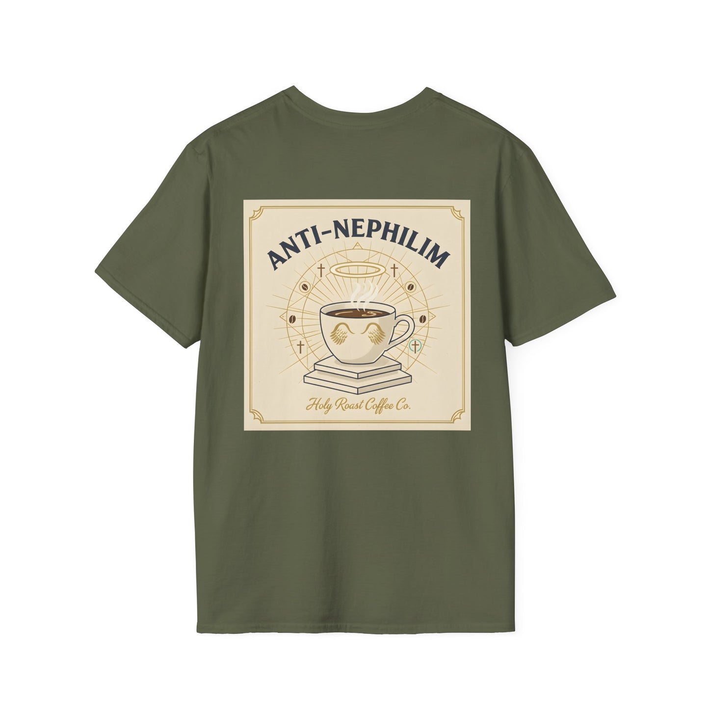 Retro coffee anti-nephilim t shirt (unisex), Kirk Ave. Apparel