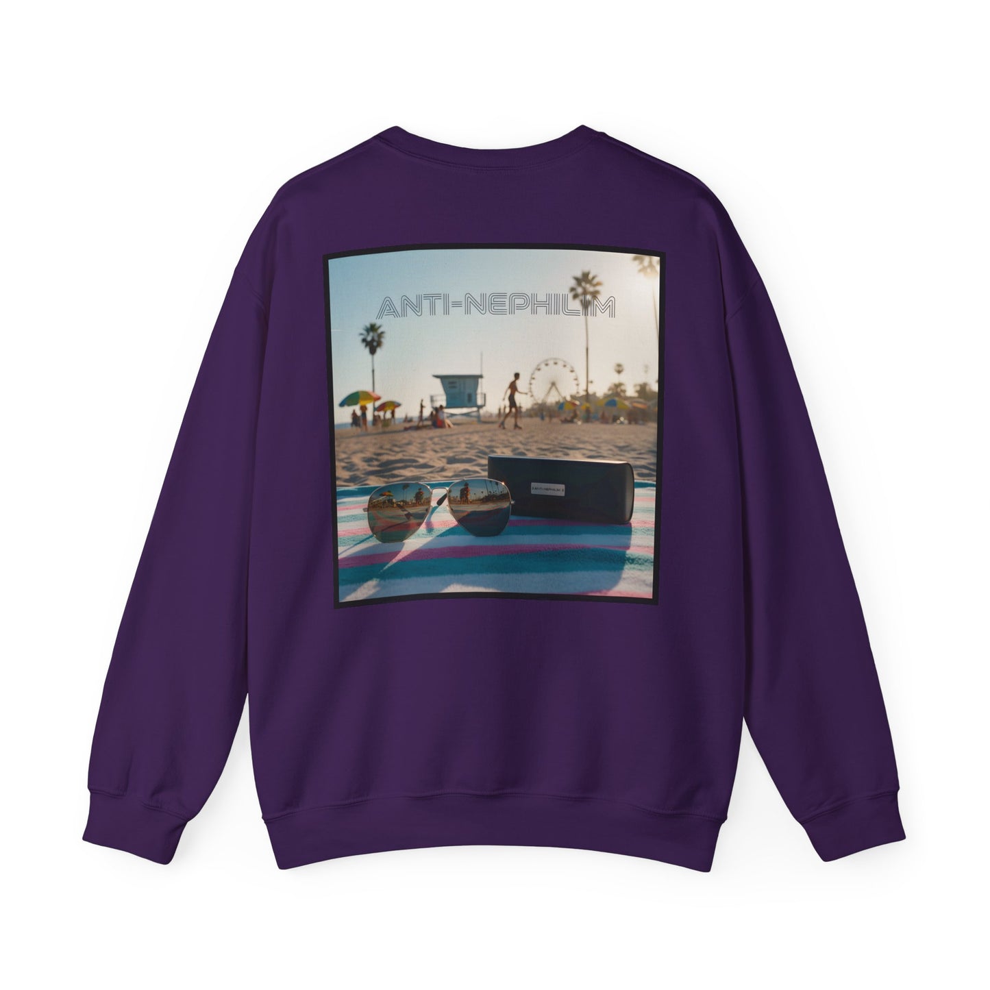 Beach shades anti nephilim sweatshirt, Kirk Ave. Apparel