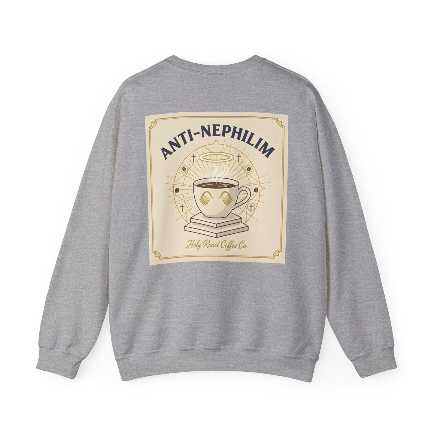 Retro coffee anti-nephilim sweatshirt (unisex), Kirk Ave. Apparel