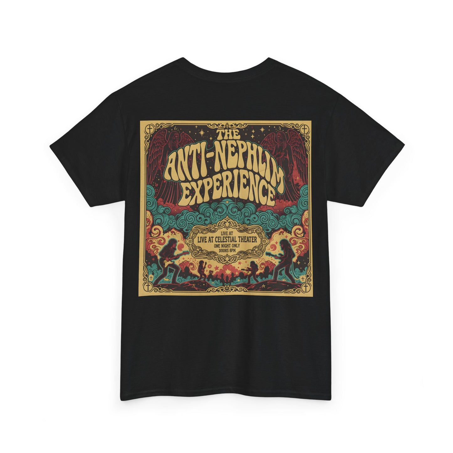 Retro concert poster anti nephilim t shirt (unisex), Kirk Ave. Apparel