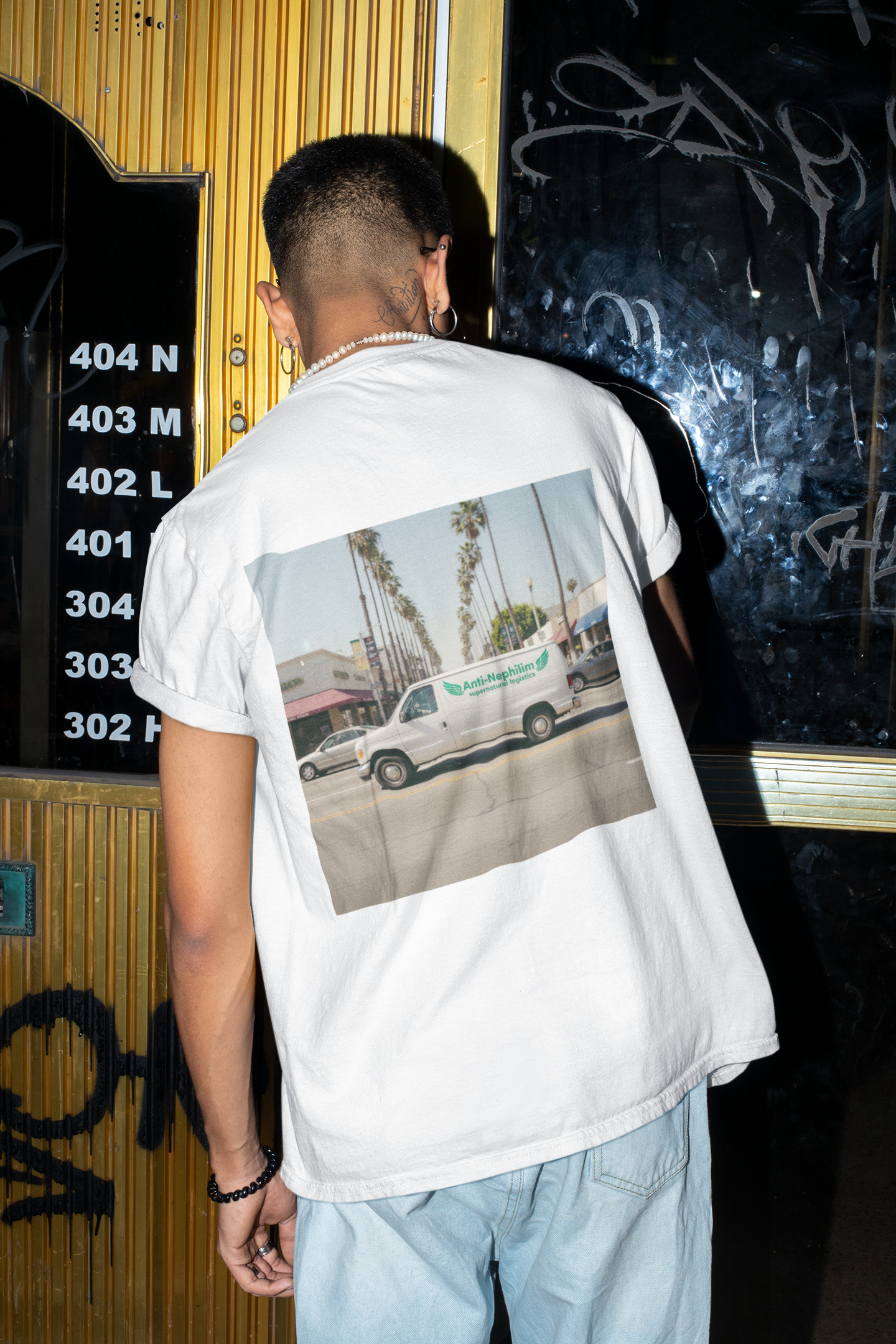 90s California Van anti-nephilim t shirt (unisex), Kirk Ave. Apparel