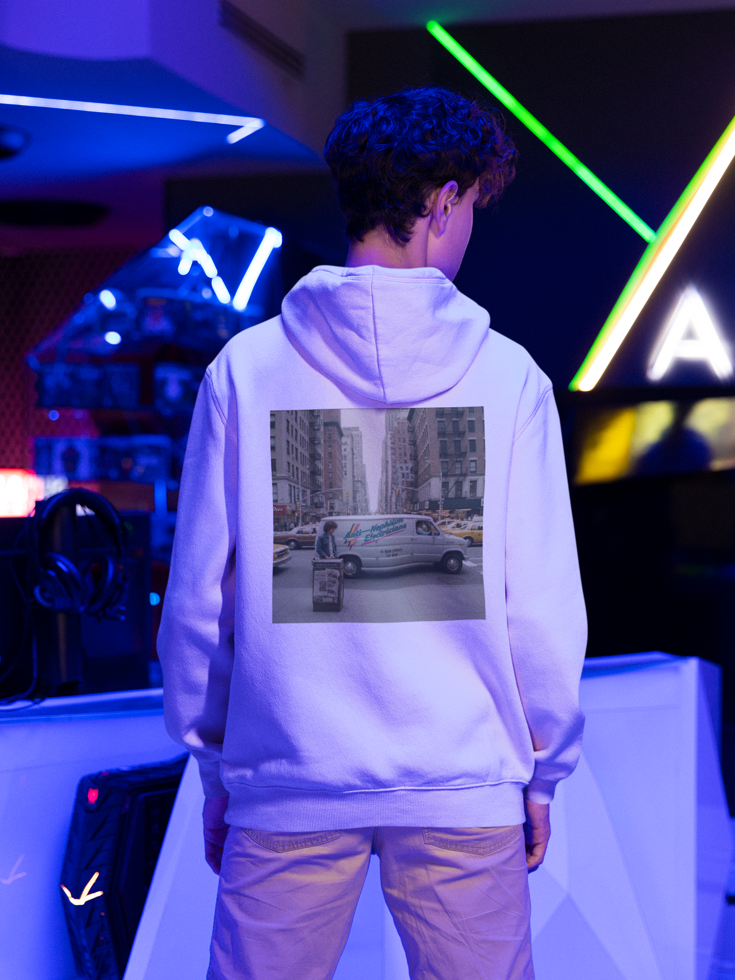 Vintage NYC anti nephilim hoodie (unisex), Kirk Ave. Apparel