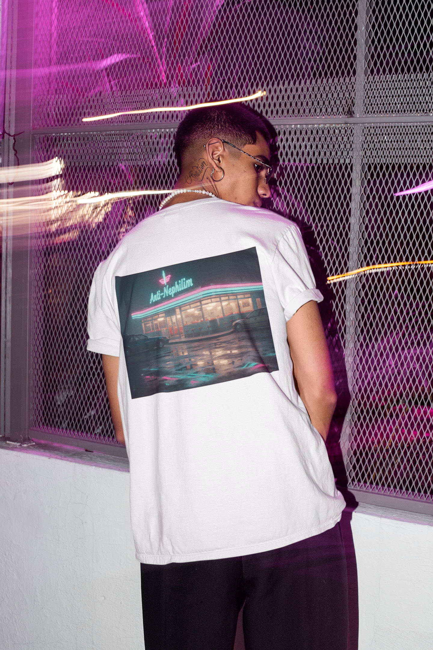 Retro diner anti nephilim t-shirt (unisex), Kirk Ave. Apparel
