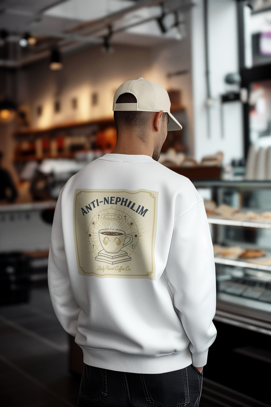 Retro coffee anti-nephilim sweatshirt (unisex), Kirk Ave. Apparel