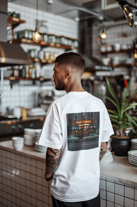 Retro neon NYC Italian anti nephilim t shirt (unisex), Kirk Ave. Apparel