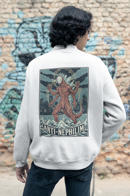 Kaiju anti nephilim sweatshirt (unisex), Kirk Ave. Apparel