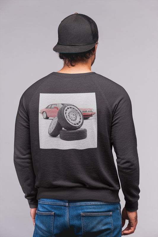 Retro sports car anti nephilim sweatshirt (unisex), Kirk Ave. Apparel