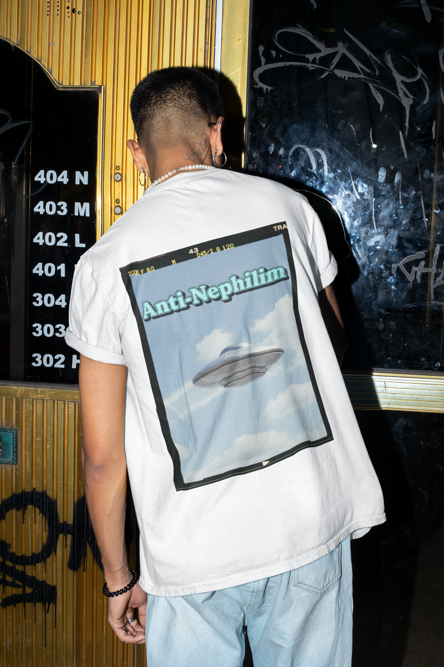 Retro anti nephilim UFO t shirt (unisex), Kirk Ave. Apparel