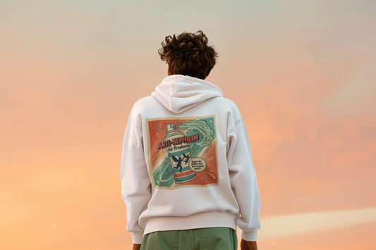 Retro anti nephilim air freshener hoodie (unisex), Kirk Ave. Apparel