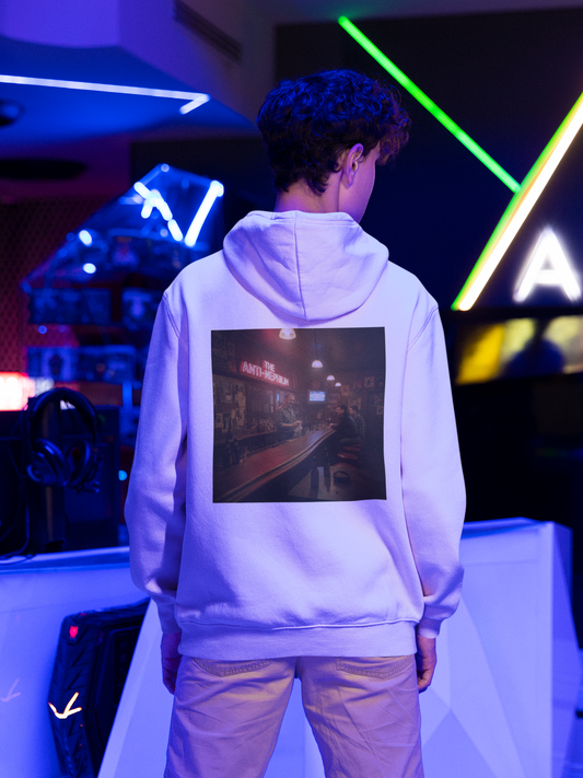 Retro neon dive bar anti nephilim hoodie (unisex), Kirk Ave. Apparel