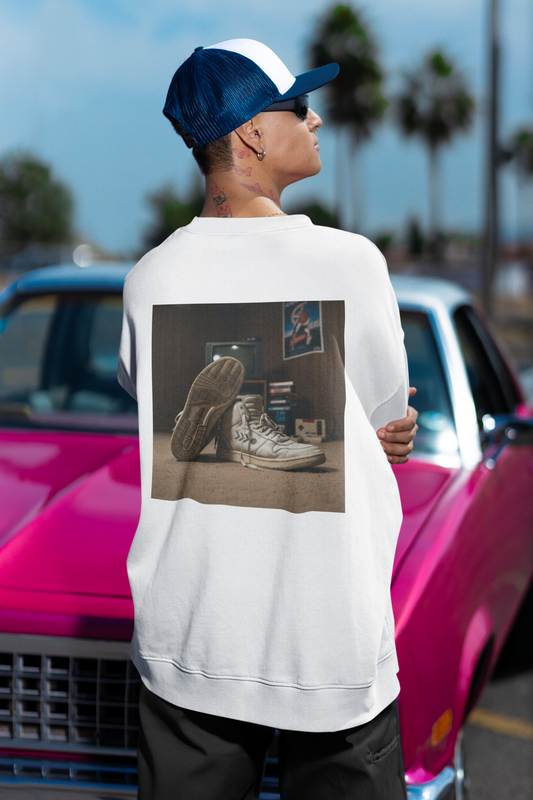 Vintage sneakers anti nephilim sweatshirt (unisex), Kirk Ave. Apparel
