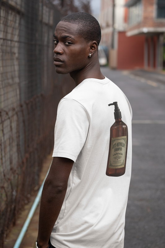 Anti nephilim shampoo t shirt (unisex), Kirk Ave. Apparel