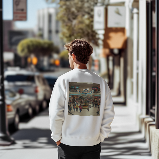 Retro mall anti nephilim sweatshirt (unisex), Kirk Ave. Apparel